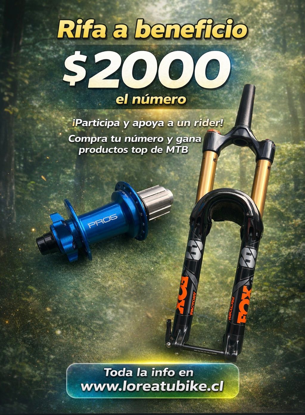 Rifa a beneficio LoreatuBike